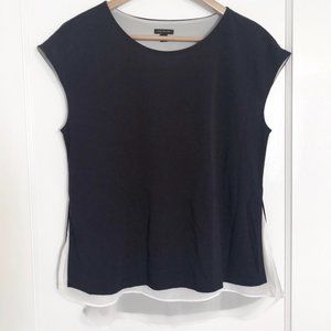 NWT - Ann Taylor - Double Layer Cap Sleeve Tunic